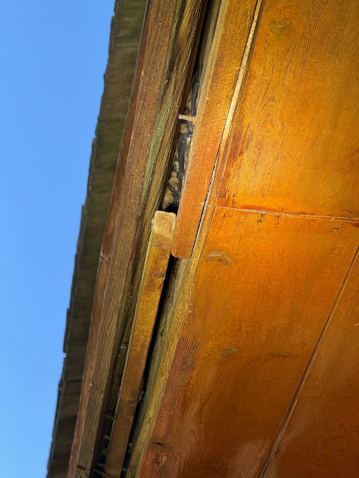 Fascia gap entry point of the kind sealed under our written warranty
